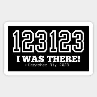 123123 New Year's Eve 2023 Sticker